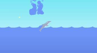 Fliegender Delphin