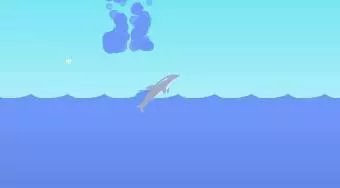 Fliegender Delphin