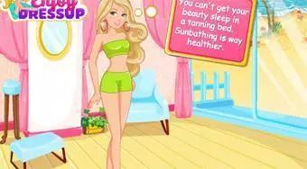 Barbie Tanning Accident