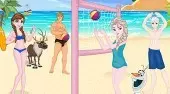 Frozen Beach Volleyball Decoration