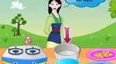 Mulan Cooking Chinese Pie