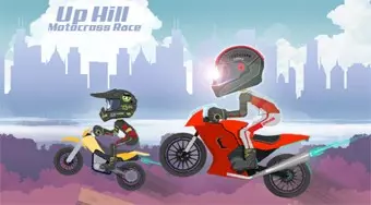 Play Free Up Hill Motocross Race Game