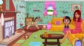 Moana Polka Dots Room Cleaning