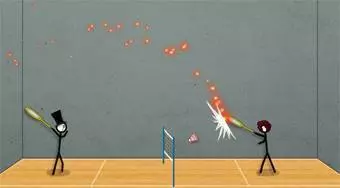 Stick Figure Badminton 3