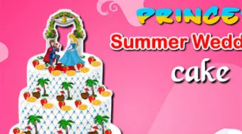 Princess Summer Wedding Cake