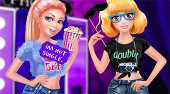 Cutezee and Super Barbie BFF Night