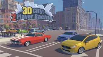 3D City: 2 Player Racing