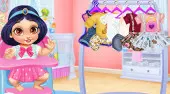 Messy Baby Princess Cleanup