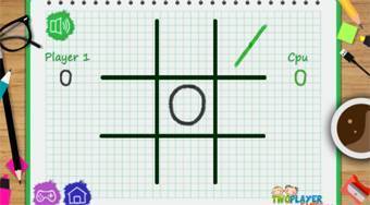 Tic Tac Toe Paper Note