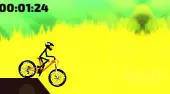 Stickman Fahrradfahrer