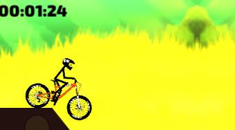 Stickman Fahrradfahrer