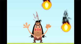 Protect Red Indian Man