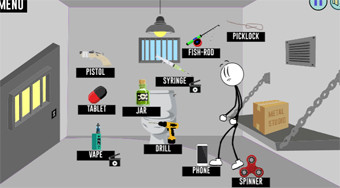 Stickman Escapes from Prison