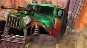 Racing Car Destroying Zombie