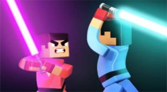 3D Block Gladiator: Sword Draw